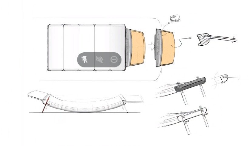 Hand sketch of puzzle board mechanisms