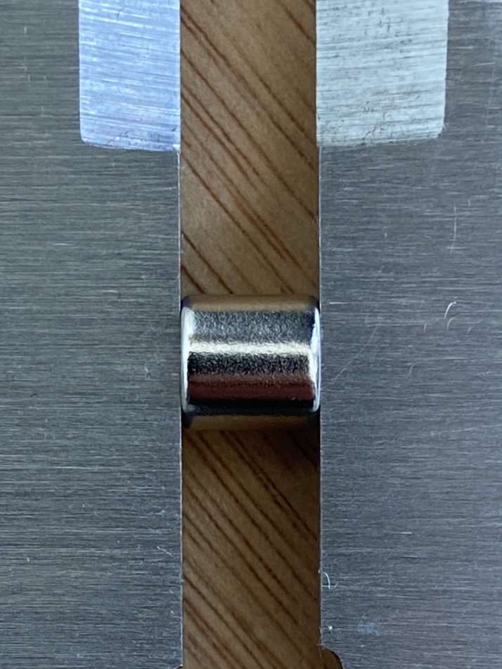 Machined metal parts of the magnet mechanism