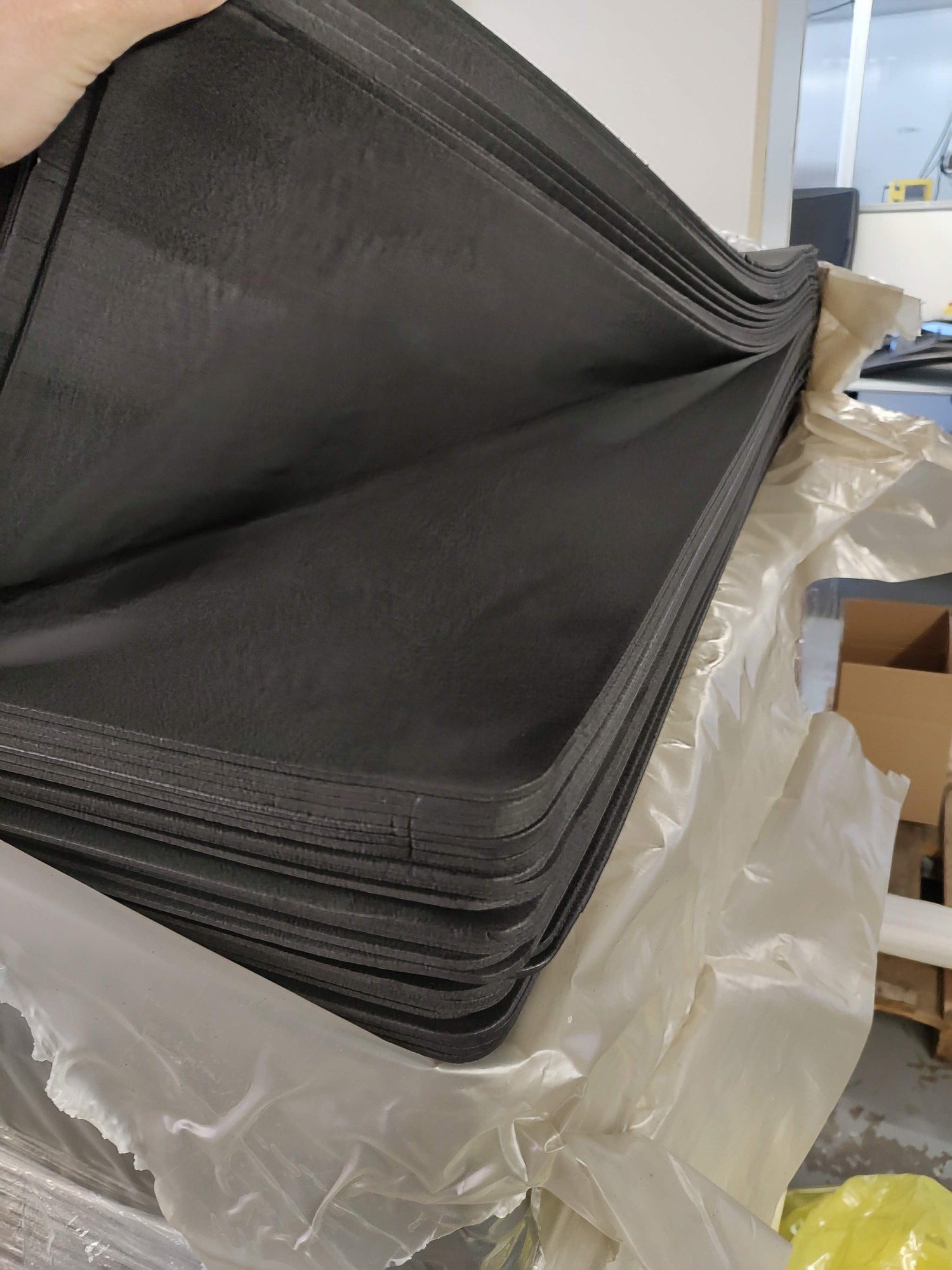 Puzzle board foam components