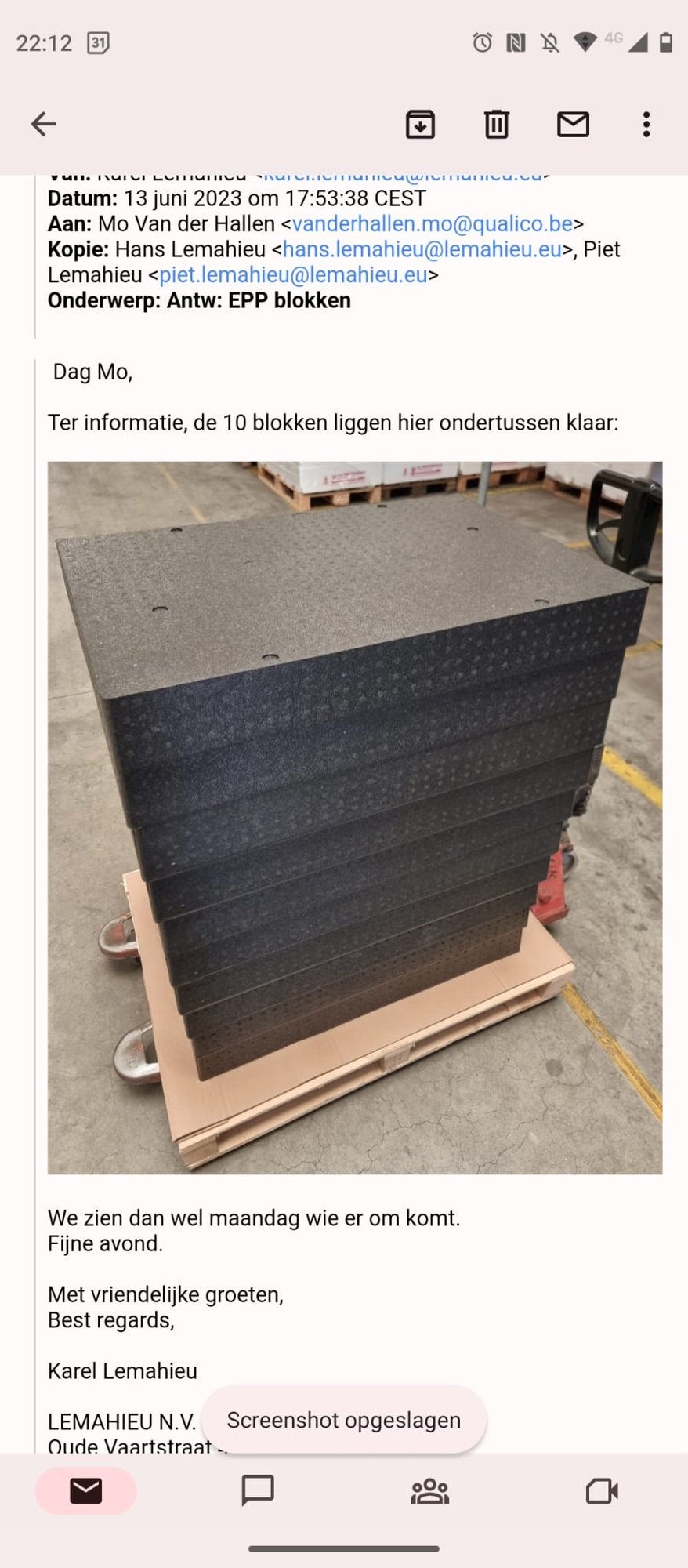 Sorting tray prototype stack