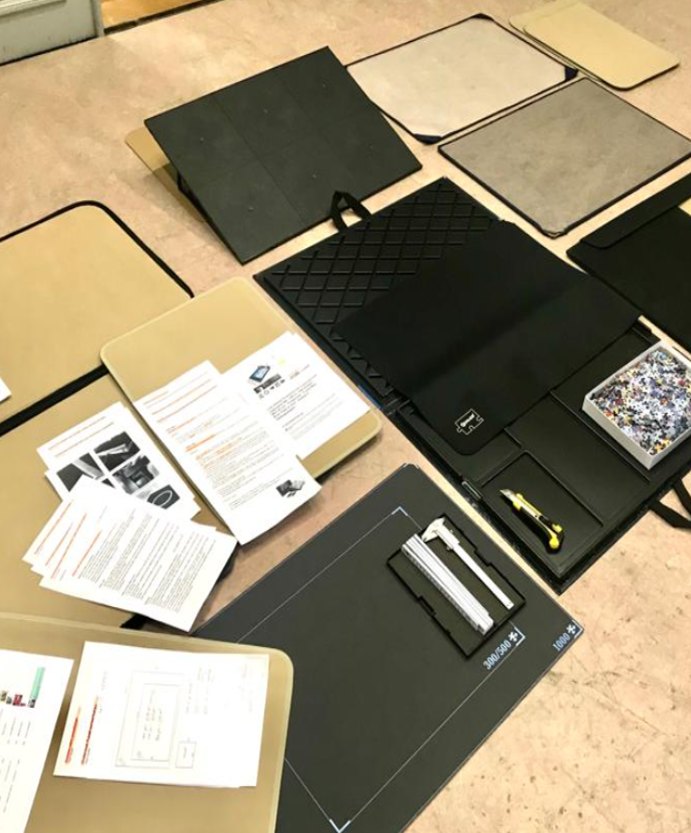 Puzzle board assembly parts and instructions